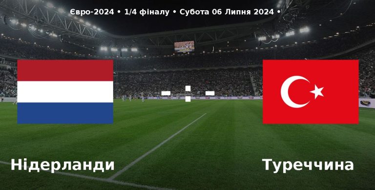 Ставки на матч Нідерланди – Туреччина (Євро 2024)